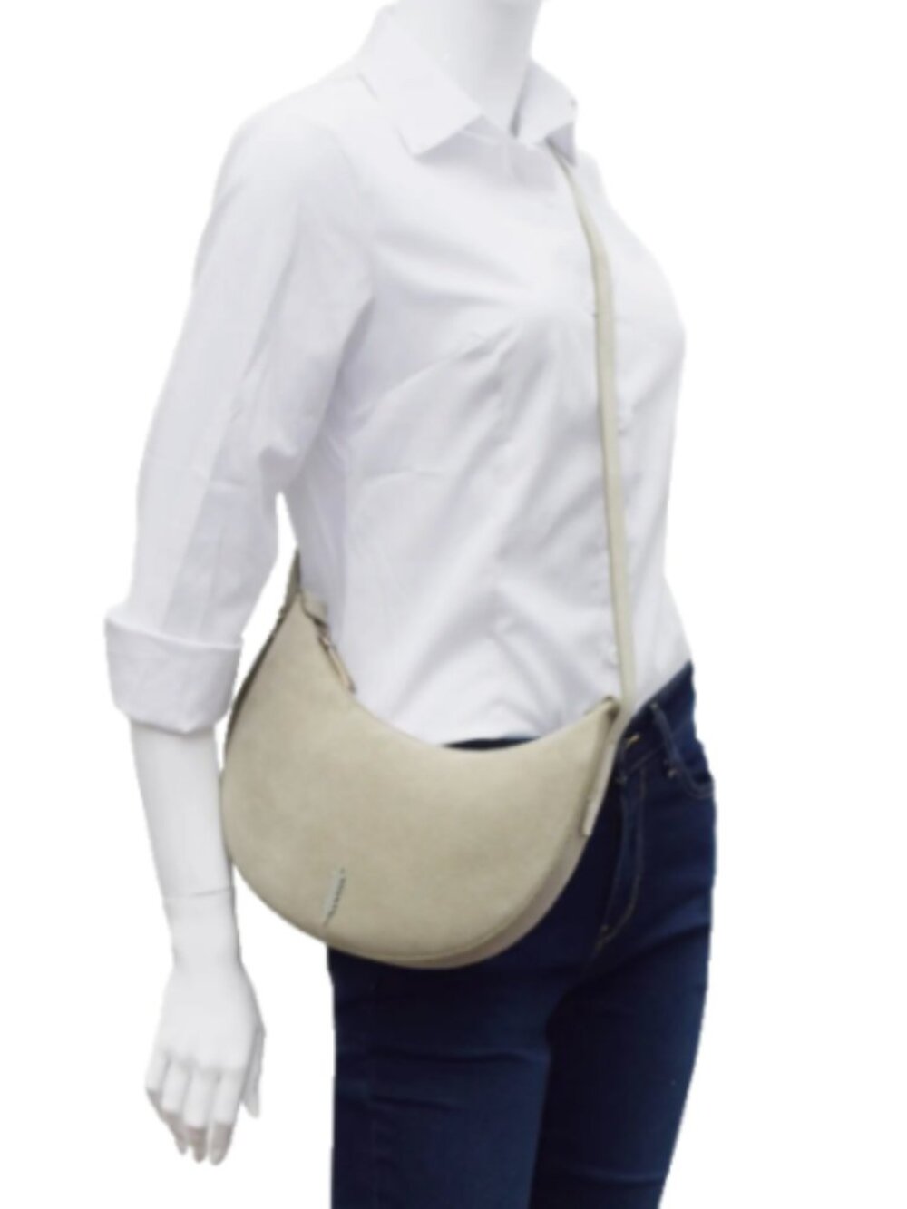 Thacker Silas Suede Crossbody Bag
